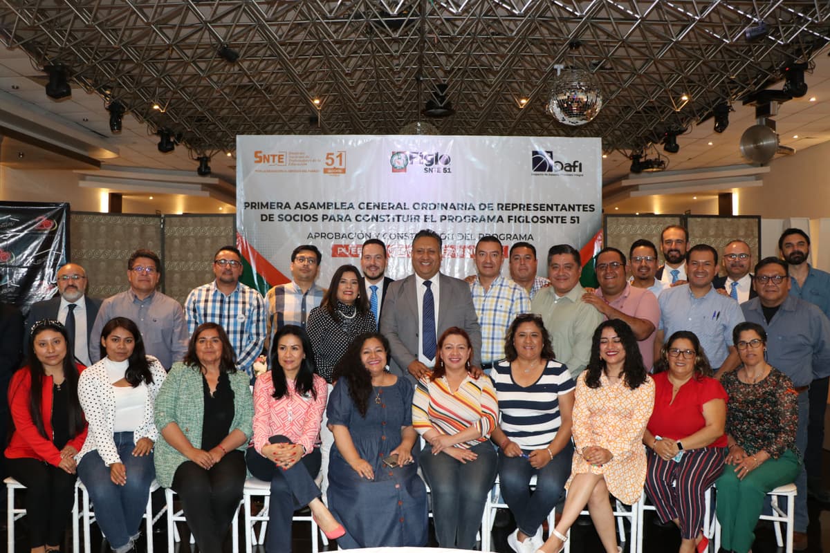 Se constituyó el programa FIGLOSNTE 51 para los trabajadores de la educación en la Sección 51 del SNTE en el estado de Puebla